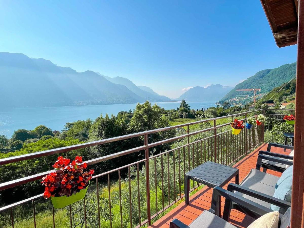 Appartamento Tivano Balcone Con Vista Lago Bellagio Luaran gambar